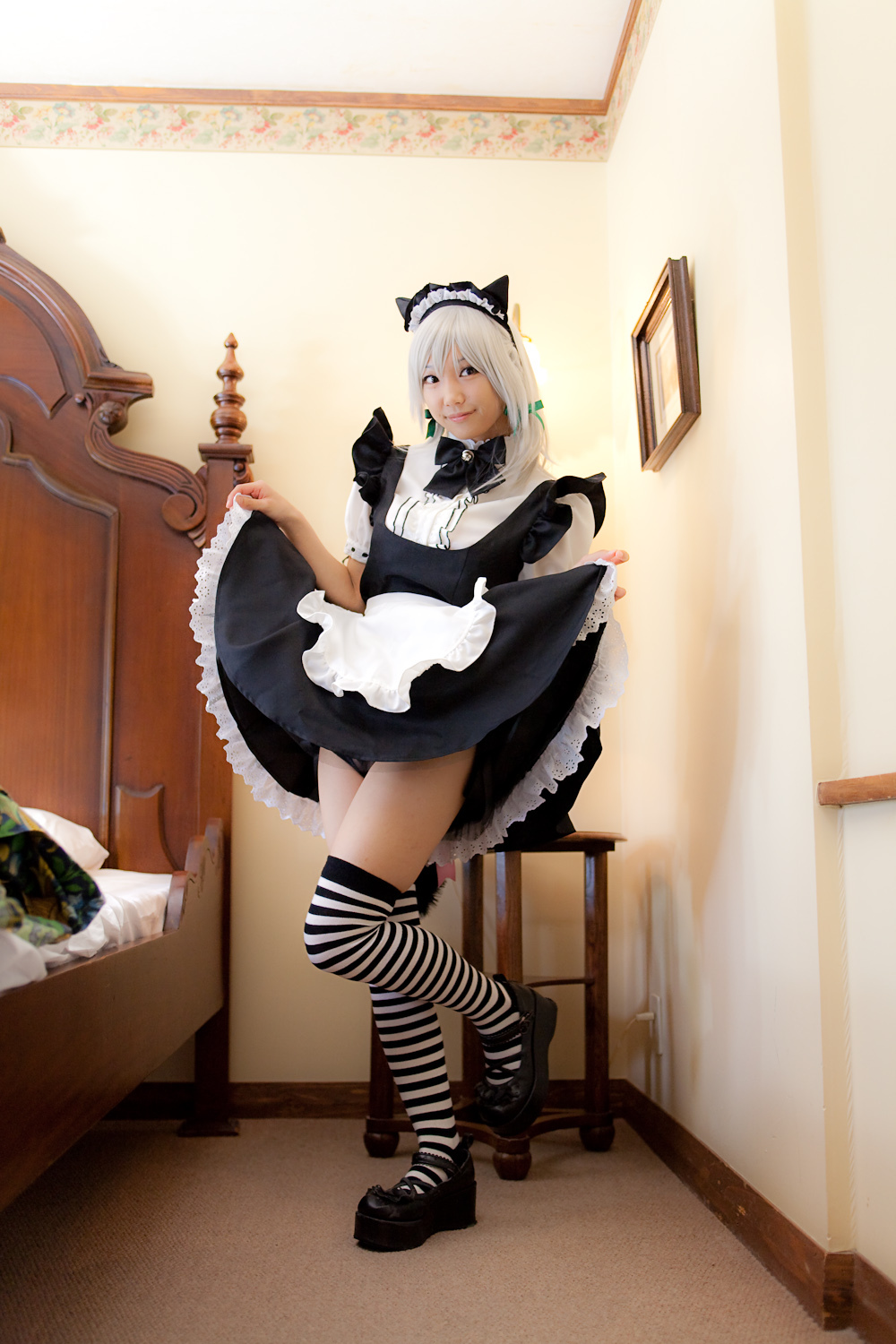 cosplay女佣扮相美女套图 c77 Sakuya Izayoi　(2)